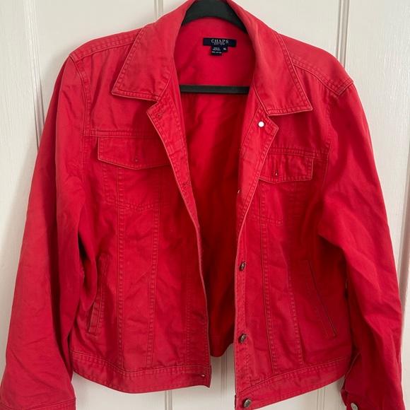 Vintage Chaps red jacket XL - Picture 1 of 3